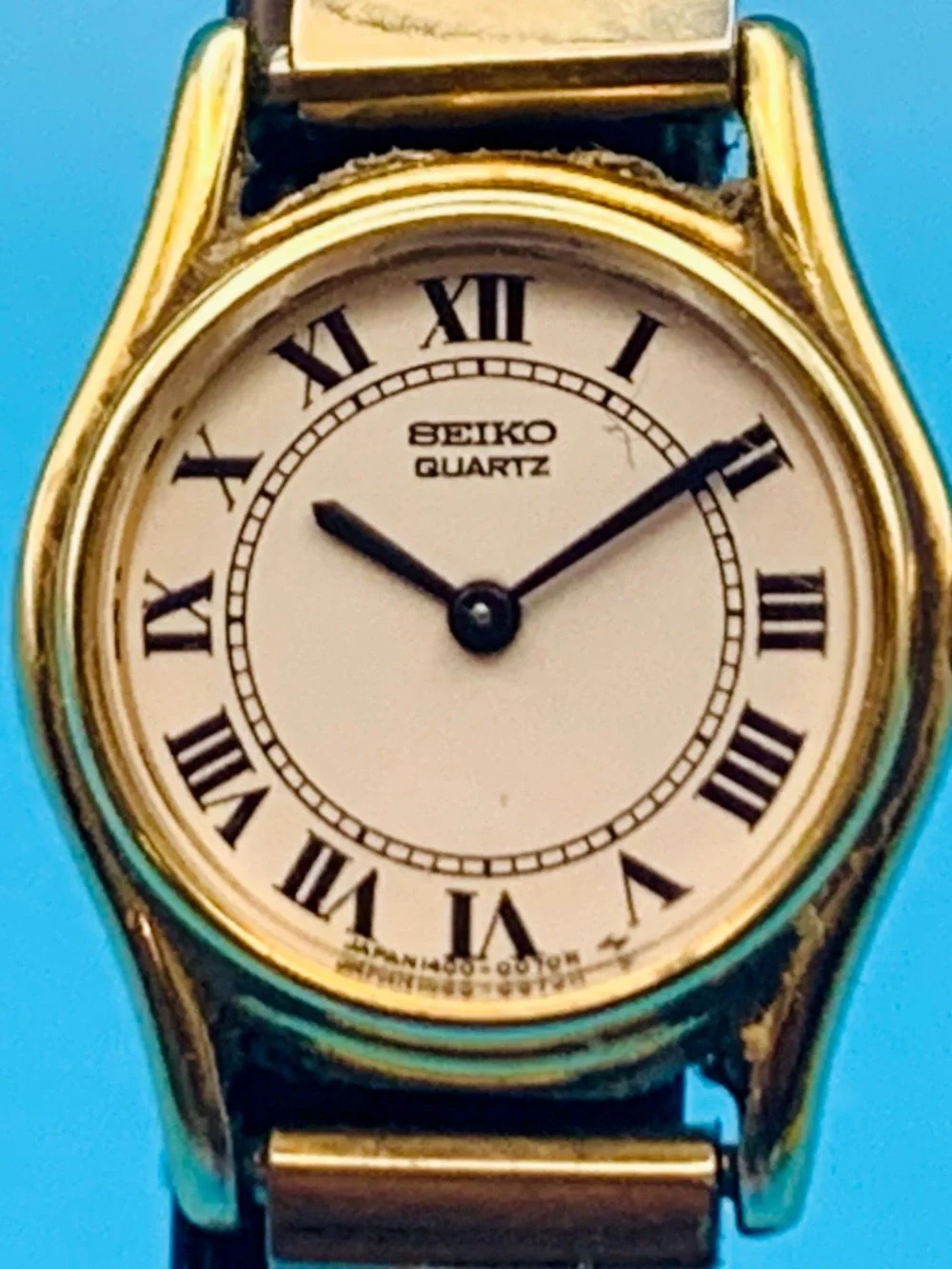 SEIKO 1400-0029 Women’s Vintage Wristwatch Speidel Bracelet Working New Battery